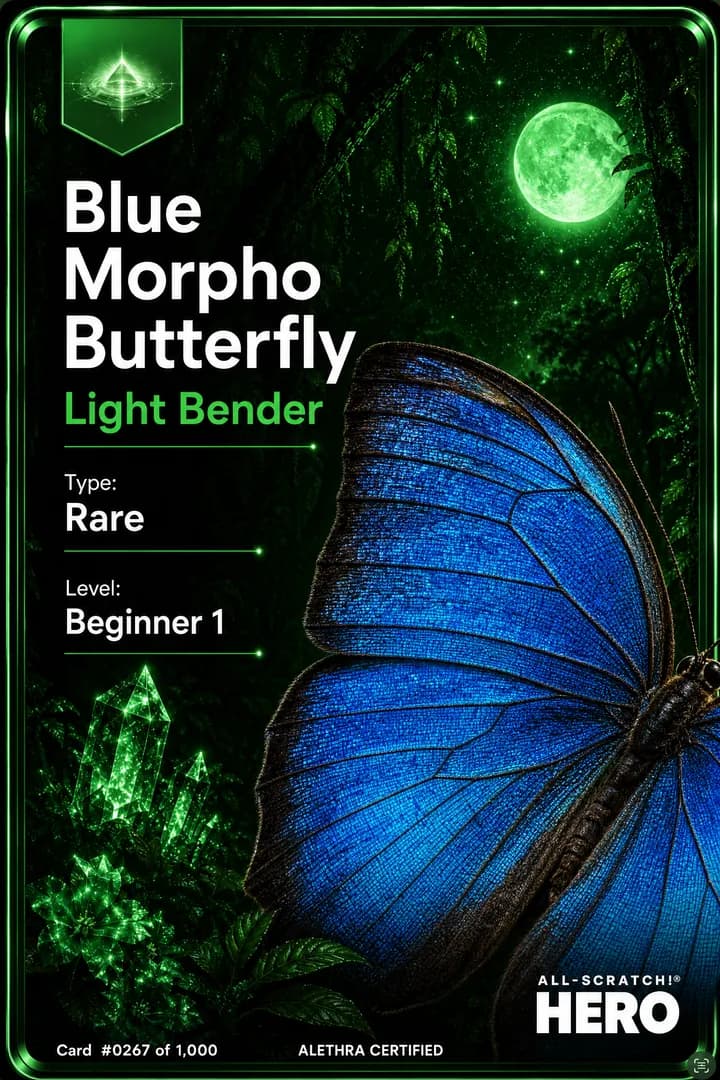Blue Morpho Butterfly